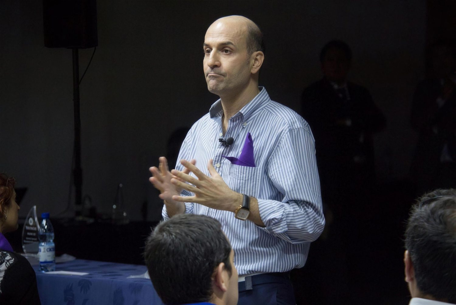 Miguel Zarzar delivering an executive keynote